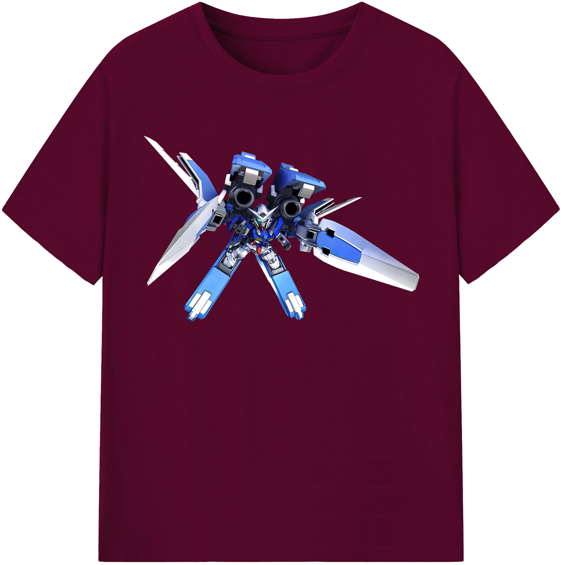 （画像用） 機動戦士ガンダム Mobile Suit Gundam レディースカジュアルプリントTシャツ（綿100％）